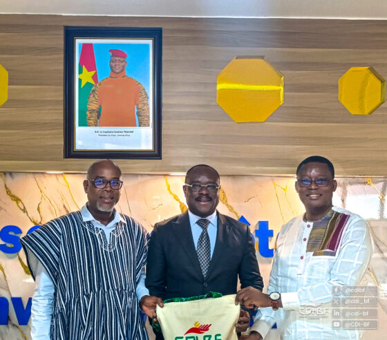 Le Président de l’Université Thomas Sankara en visite à la CDI-BF